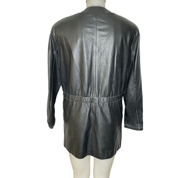 DANIER Leather Coat - Picture 3 of 15